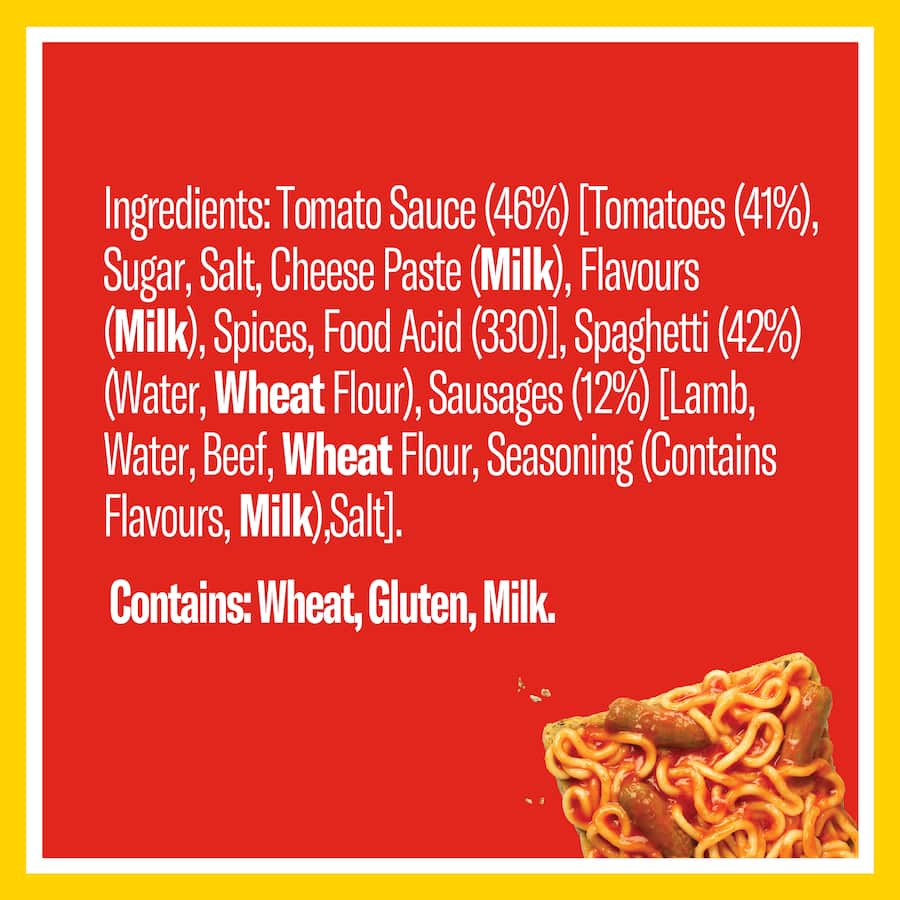 Watties Spaghetti With Sausages  Can 420g