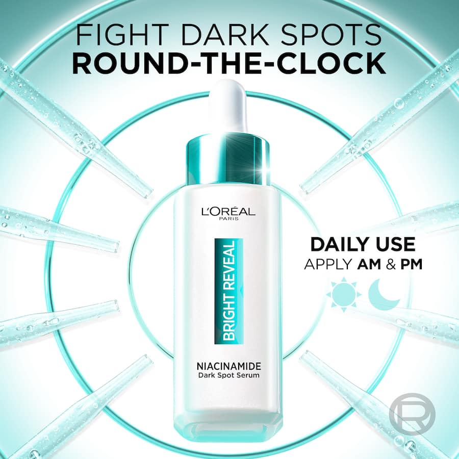 Loreal Bright Reveal Dark Spot Serum Niacinamide 30mL