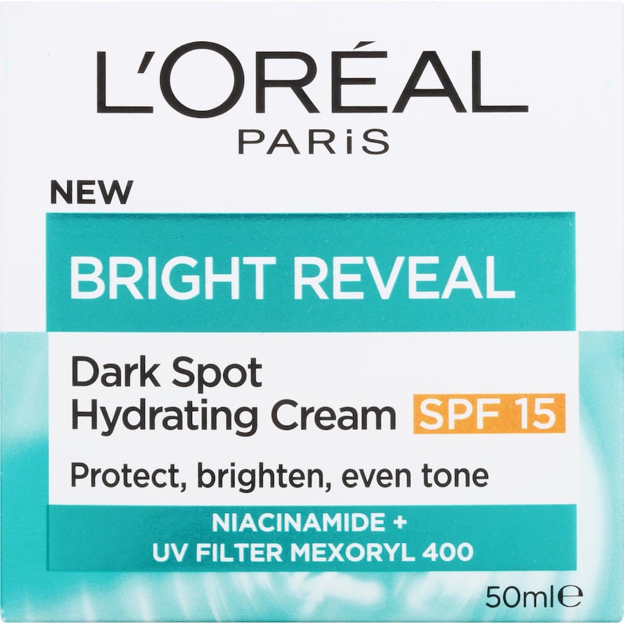 Loreal Bright Reveal Dark Spot Hydrating Cream Spf15 50mL