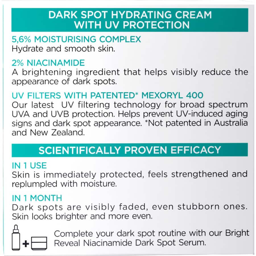 Loreal Bright Reveal Dark Spot Hydrating Cream Spf15 50mL