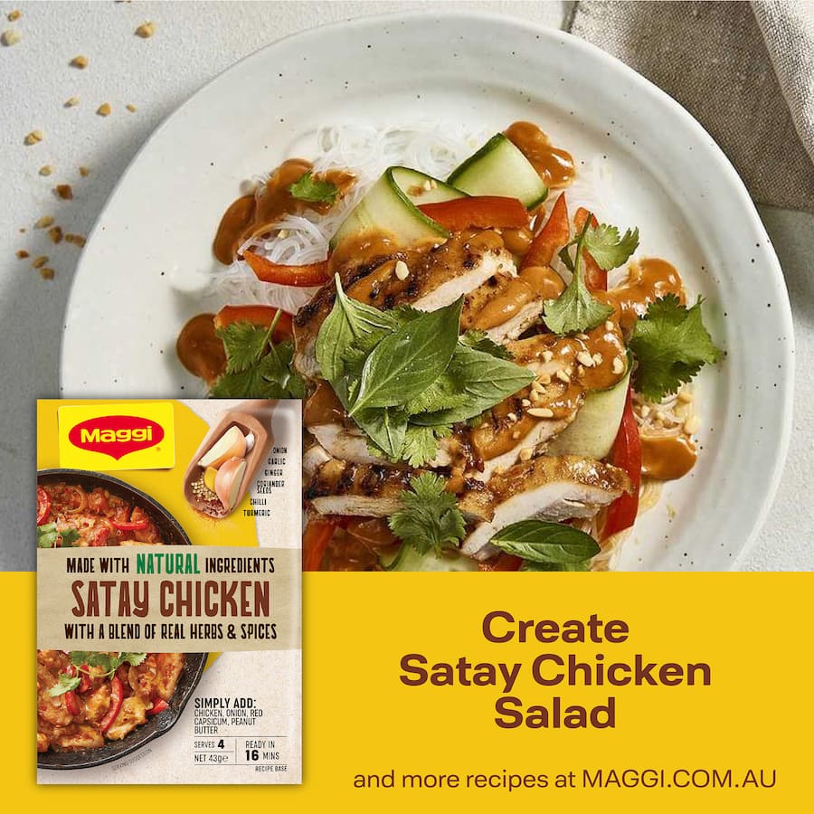Maggi Recipe Base Satay Chicken Gluten Free Sachet 43g