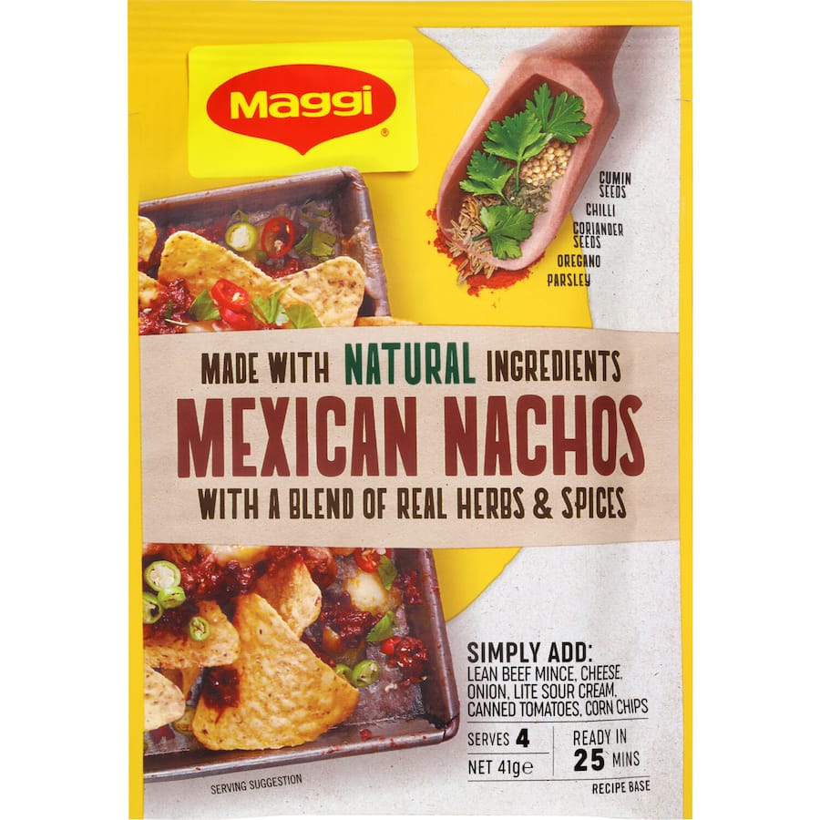 Maggi Recipe Base Mexican Nachos Sachet 33g