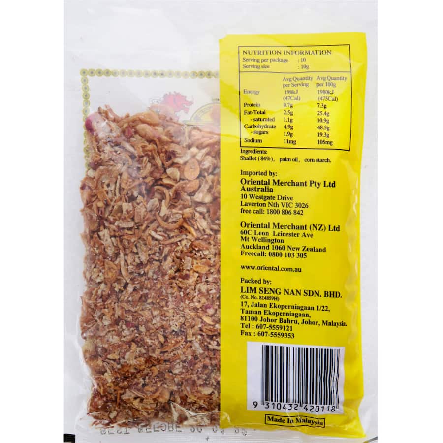 Dragon Phoenix Shallots Fried Packet 100g