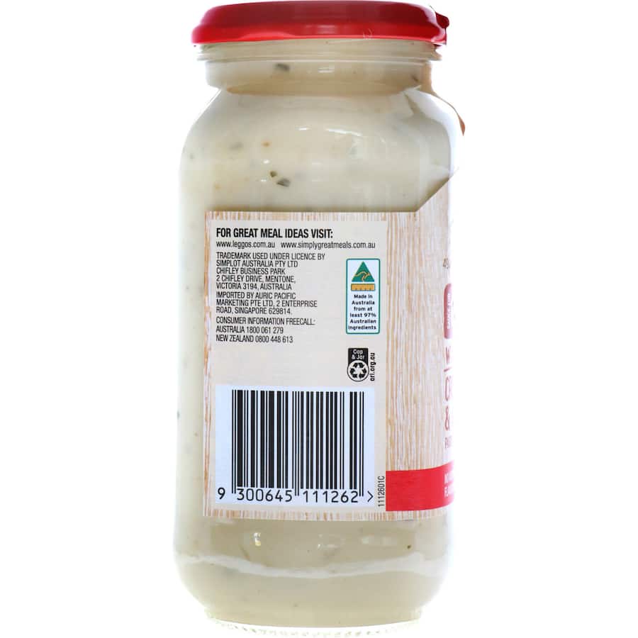 Leggo's Pasta Sauce Carbonara 490g
