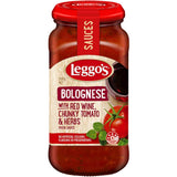 Leggo's Bolognese Pasta Sauce Red Wine Tomato & Herbs 500g