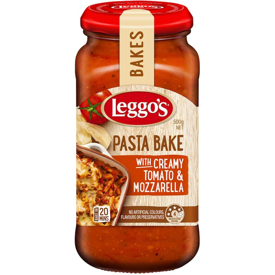 Leggo's Pasta Bake Creamy Tomato & Mozzarella 500g