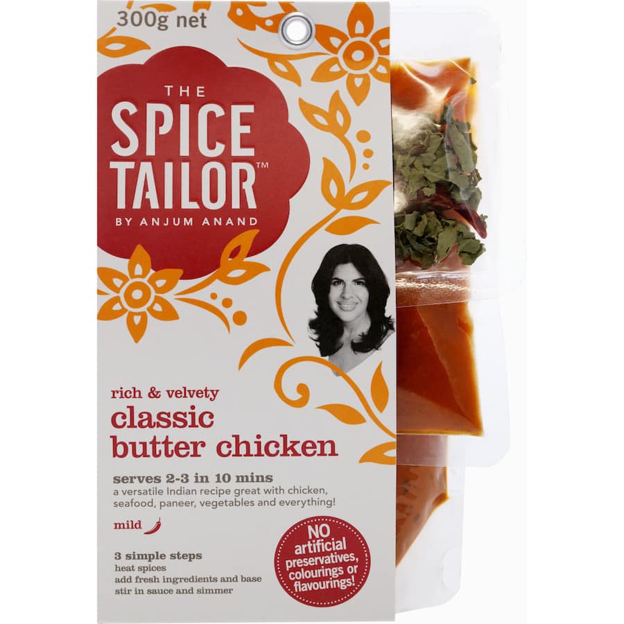 The Spice Tailor Recipe Base Classic Butter Chicken Mild Packet 300g