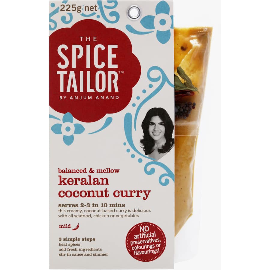 The Spice Tailor Ready Meal Keralan Coconut Curry Mild Packet 225g