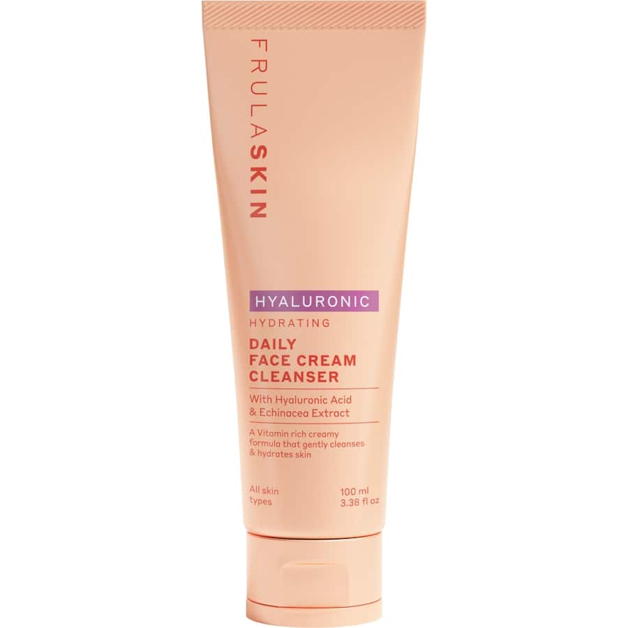 Frula Face Cream Cleanser Hyaluronic Hydrating 100mL