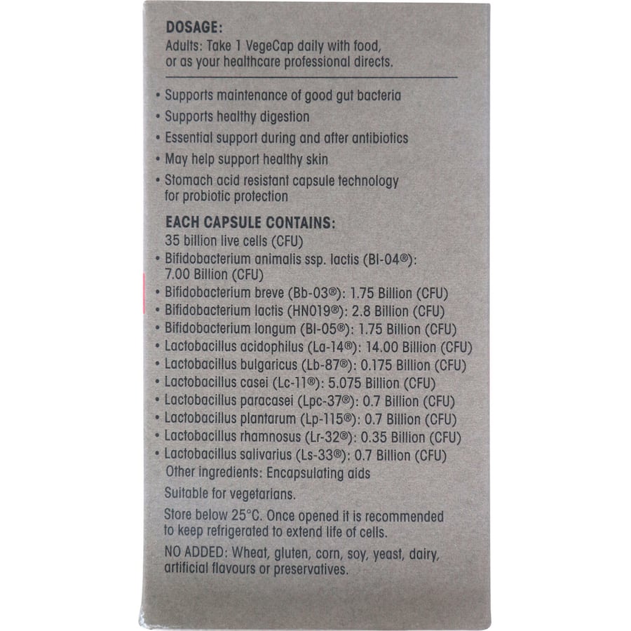 Red Seal Probiotic 35 Billion Capsules 30pack