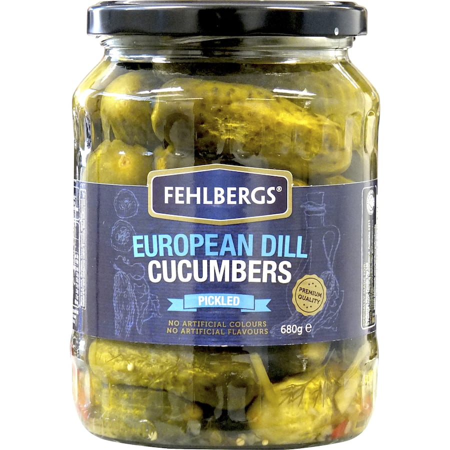 Fehlbergs Cucumbers European Dill 680g