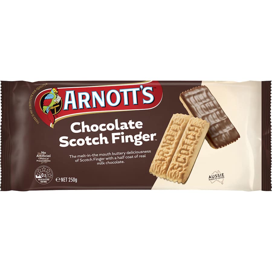 Arnotts Chocolate Biscuits Scotch Fingers 250g