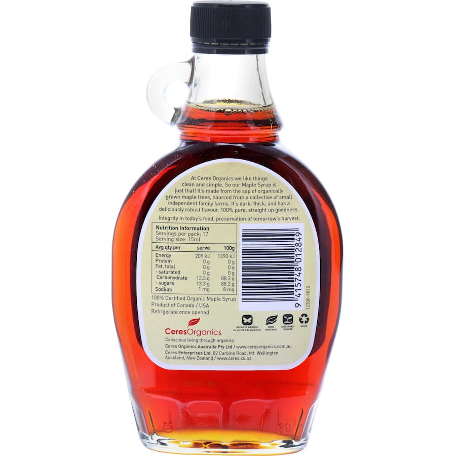 Ceres Organics Maple Syrup  250mL