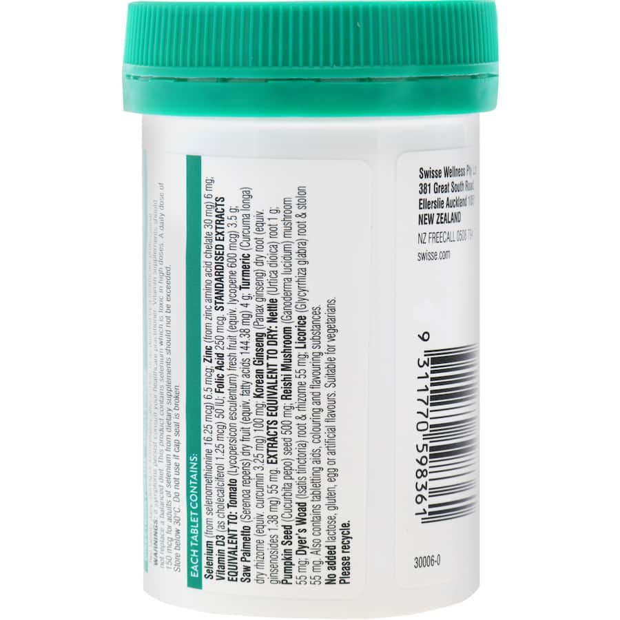 Swisse Ultiboost Prostate  Tablets 50pack