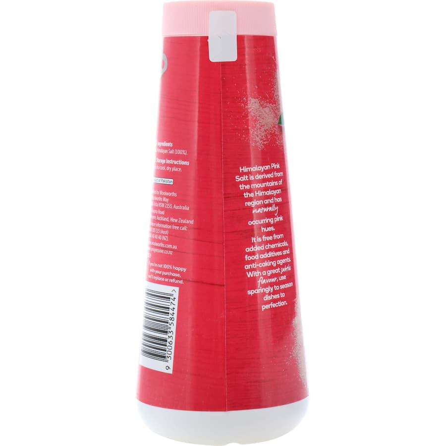Woolworths Himalayan Pink Salt Fine Cut Shaker 750g
