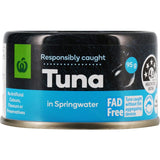 Woolworths Tuna In Spring Water Tear tab can 95g