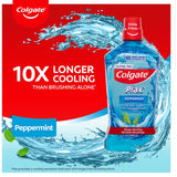 Colgate Plax Antibacterial Mouthwash Rinse Peppermint Value Pack 1L