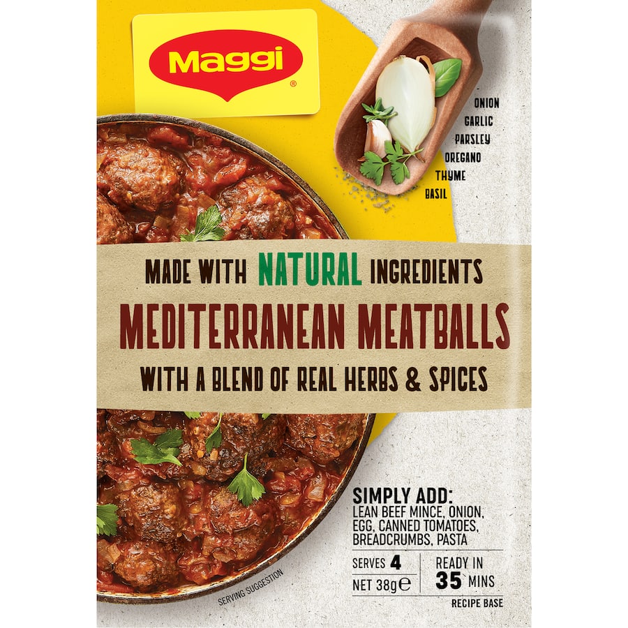 Maggi Recipe Base Mediterranean Meatballs 38g