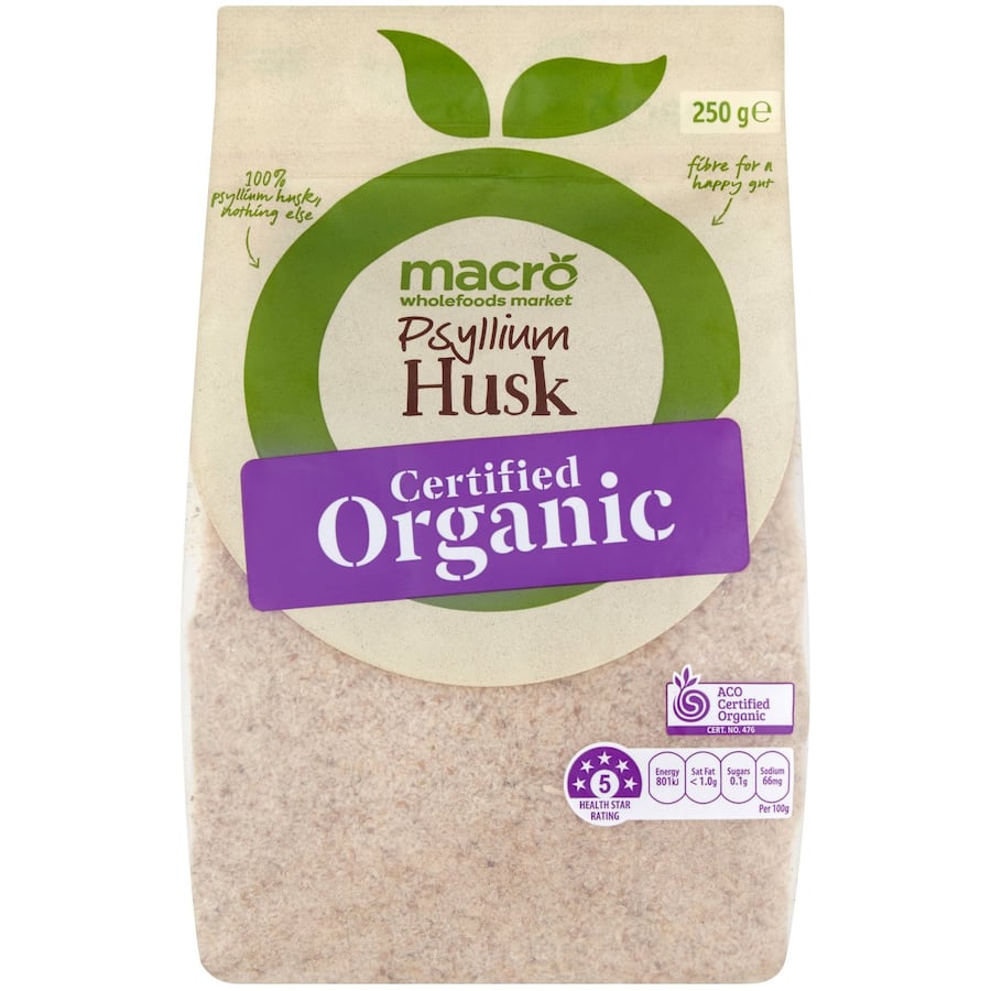 Macro Organic Psyllium Husk  250g