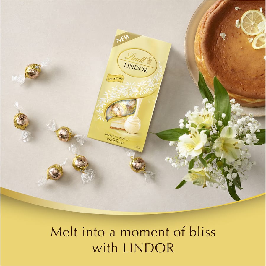 Lindt Lindor Chocolates Cheesecake Bag 123g