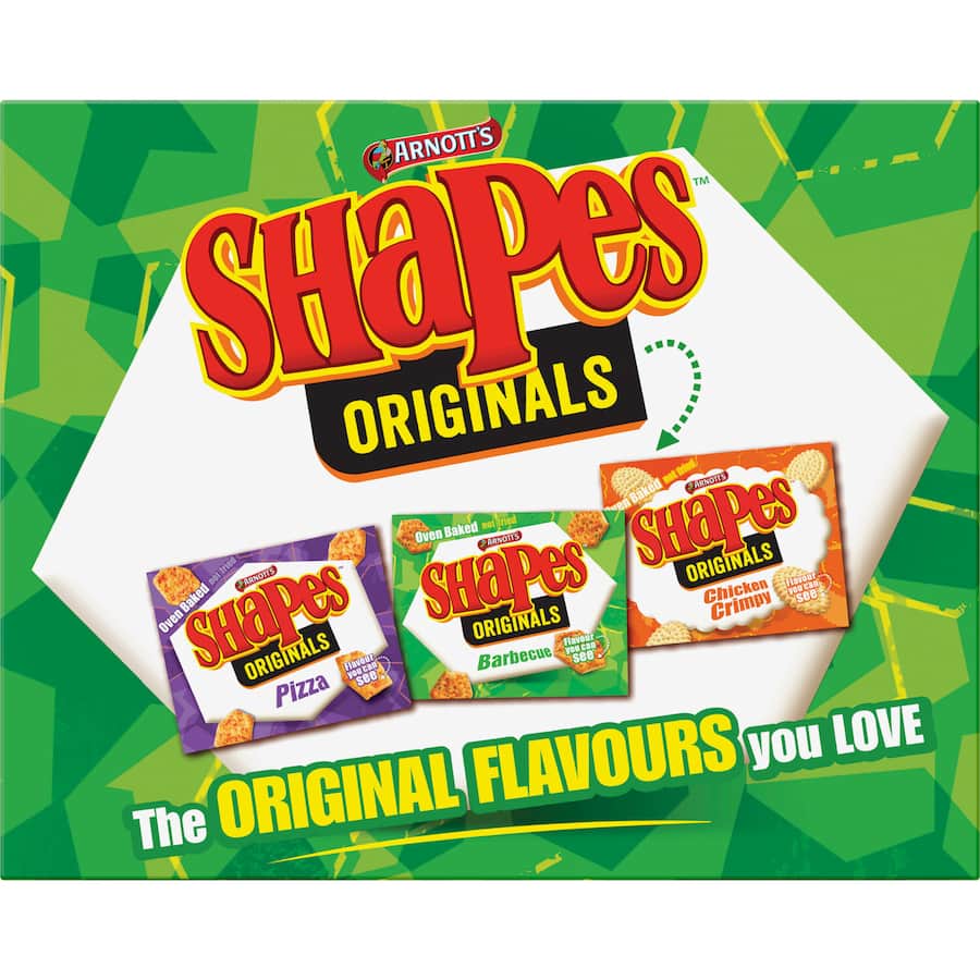 Arnotts Shapes Crackers Bbq Originals 175g