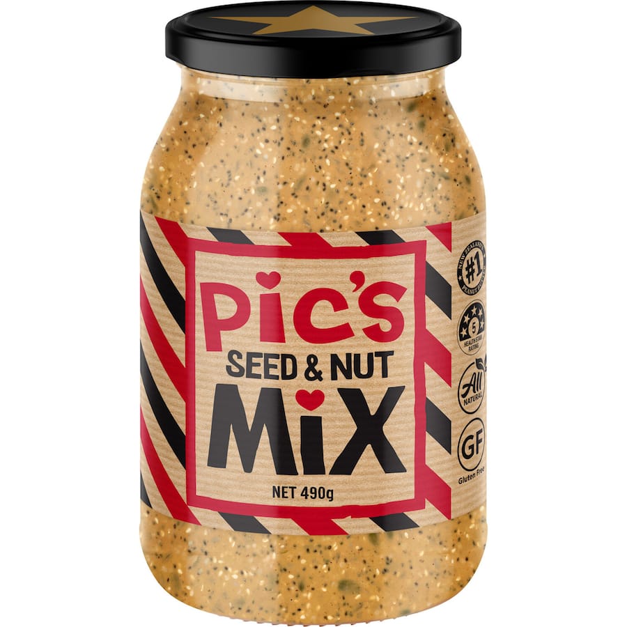 Pic's Peanut Butter Seed & Mix 490g