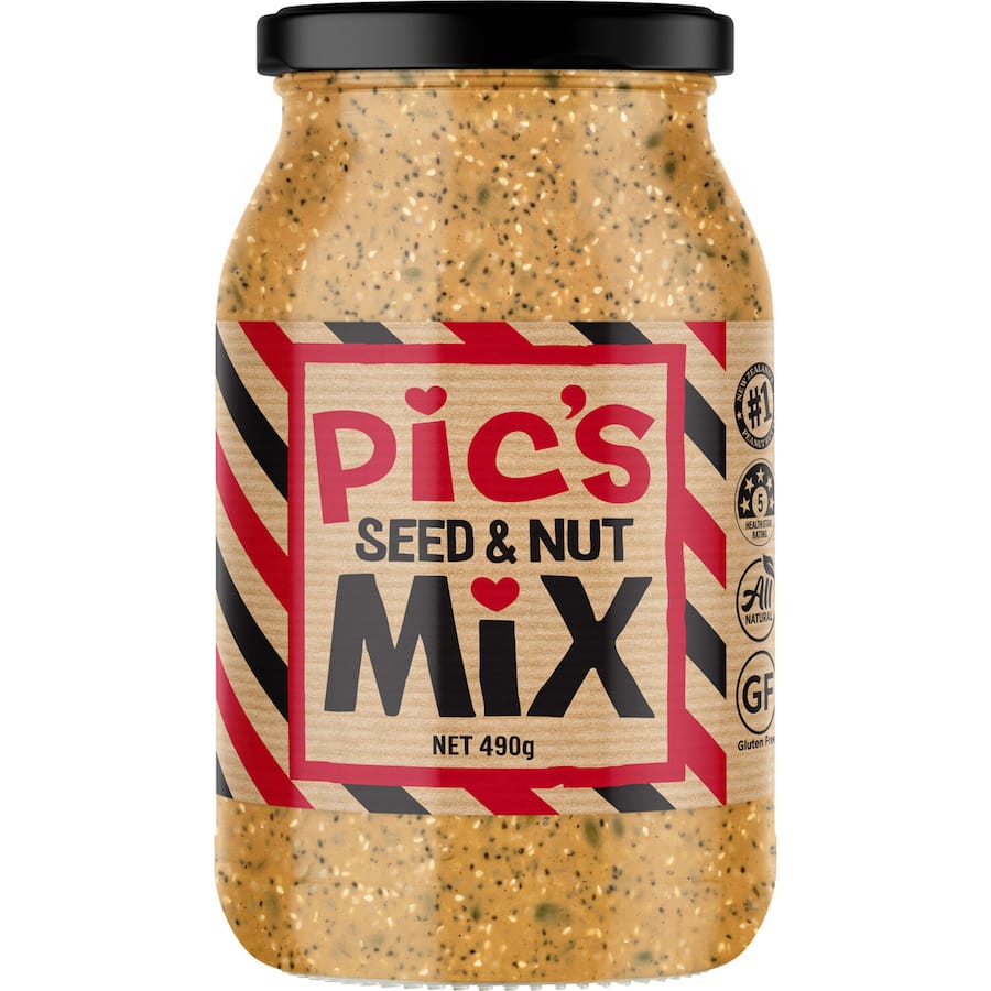 Pic's Peanut Butter Seed & Mix 490g
