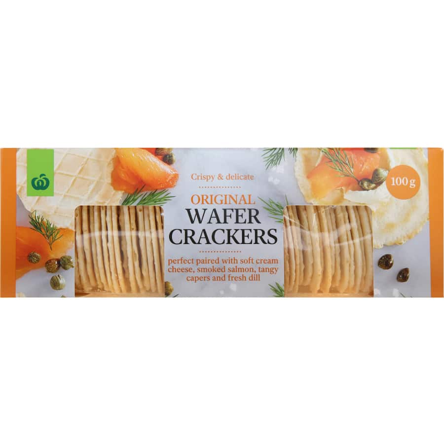 Woolworths Crackers Original Wafer 100g