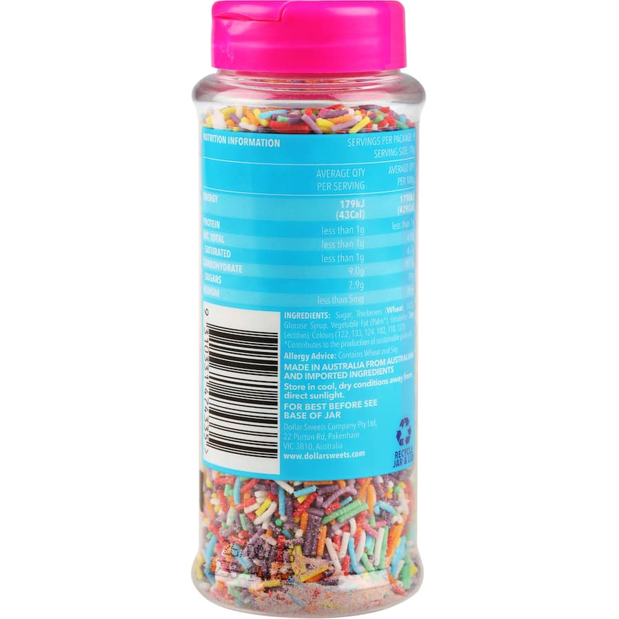 Dollar Sweets Bright Sprinkles  90g