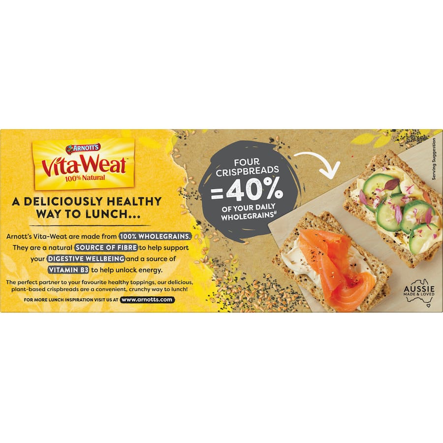 Arnotts Vita Weat Crispbread Cracked Pepper Box 250g