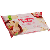 Woolworths Creme Filled Strawberry Wafers 125g