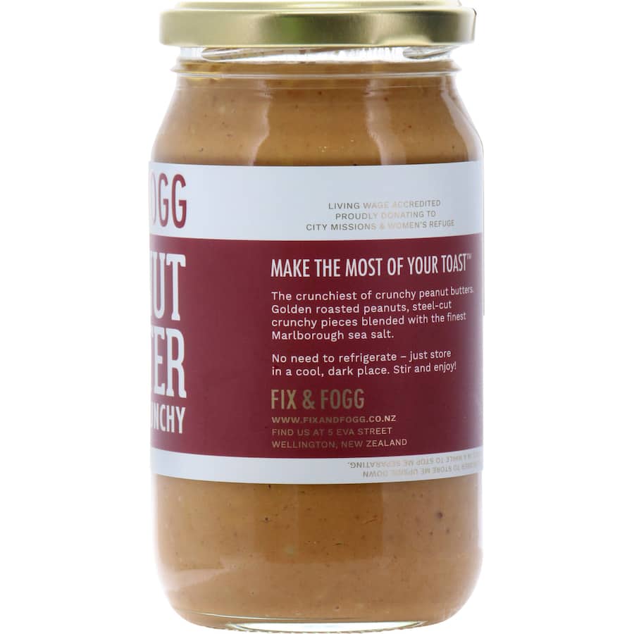 Fix & Fogg Peanut Butter Crunchy 375g