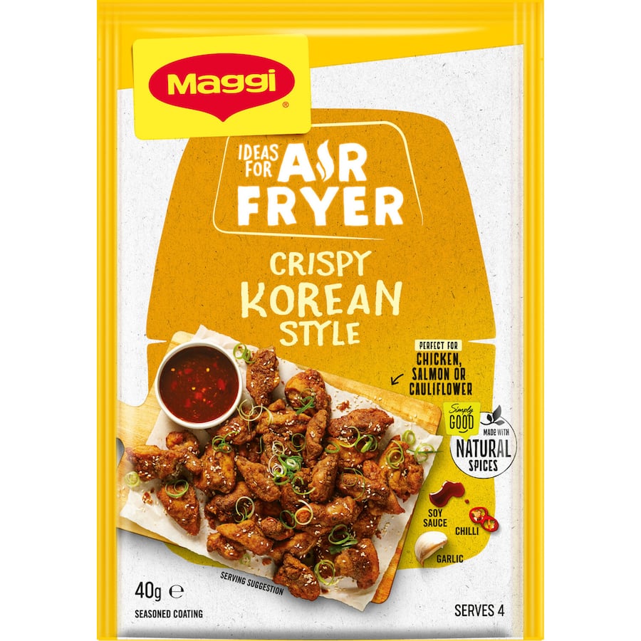 Maggi Air Fryer Recipe Base Seasoned Coating Korean Style Sachet 40g