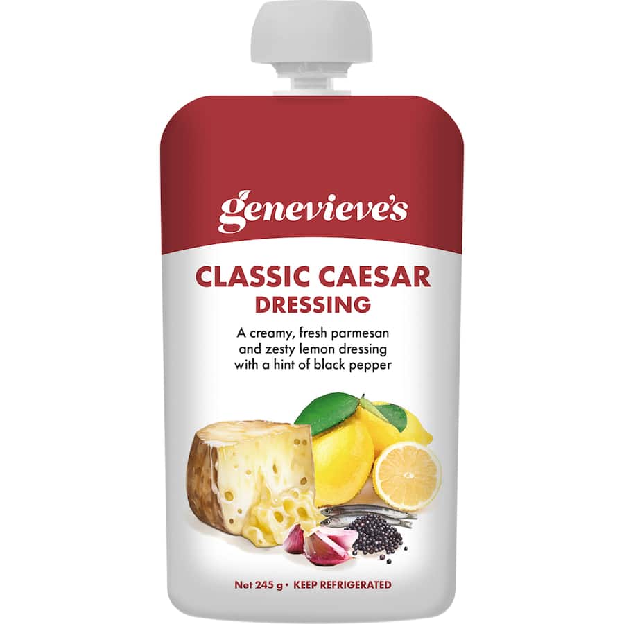 Genevieves Classic Caesar Dressing  Pouch 245g