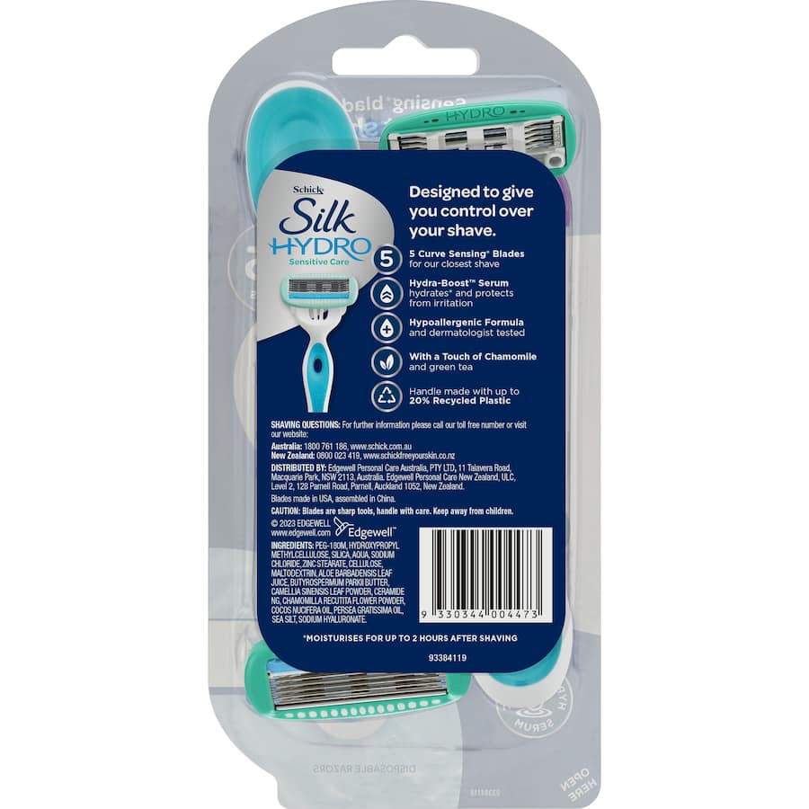 Schick Hydro Silk Disposable Razor  2pack