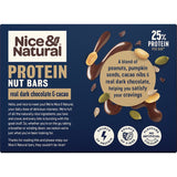 Nice & Natural Protein Nut Bars 3 Super Seeds Dark Choc Cacao 5pk 165g