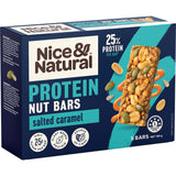 Nice & Natural Protein Nut Bars 3 Super Seeds Salted Caramel 5pk 165g
