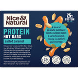 Nice & Natural Protein Nut Bars 3 Super Seeds Salted Caramel 5pk 165g