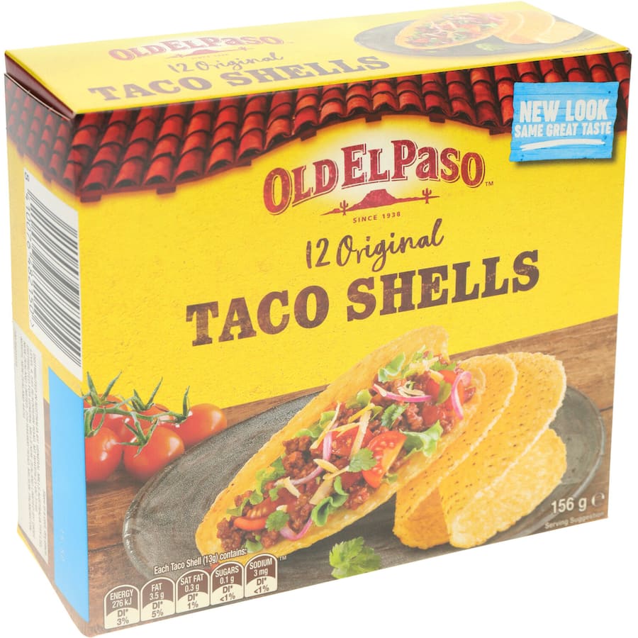 Old El Paso Taco Shells  12 pack 156g