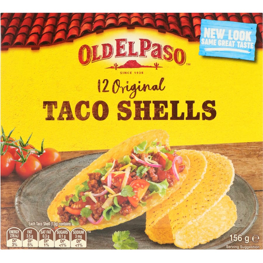 Old El Paso Taco Shells  12 pack 156g