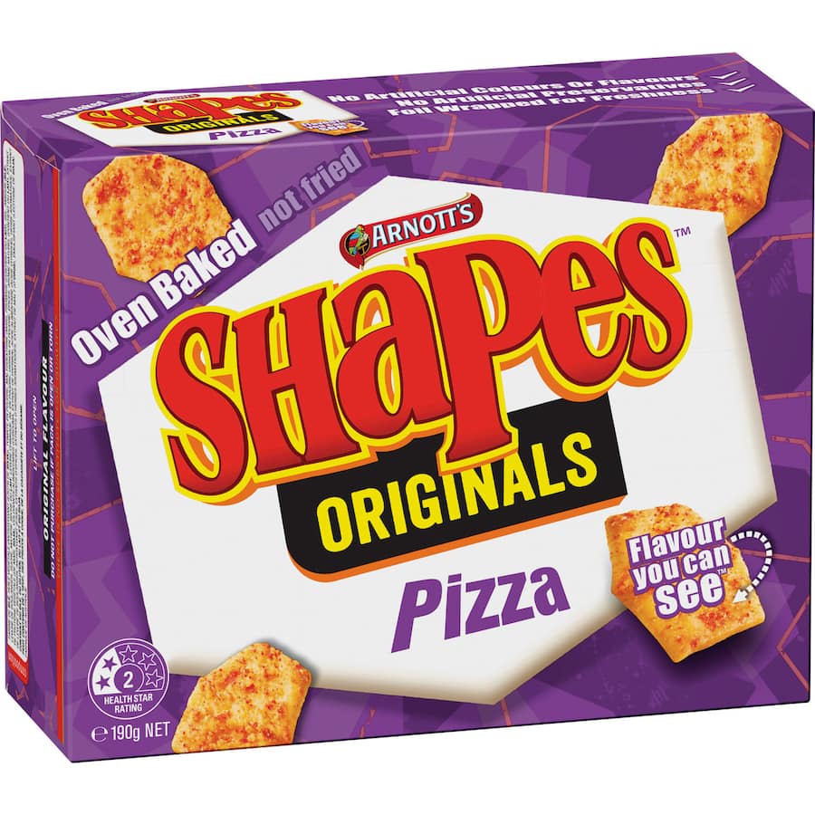 Arnotts Shapes Crackers Pizza Originals 190g