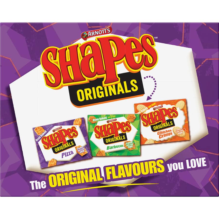 Arnotts Shapes Crackers Pizza Originals 190g