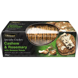 Ob Finest Specialty Crackers Cashew & Rosemary 150g