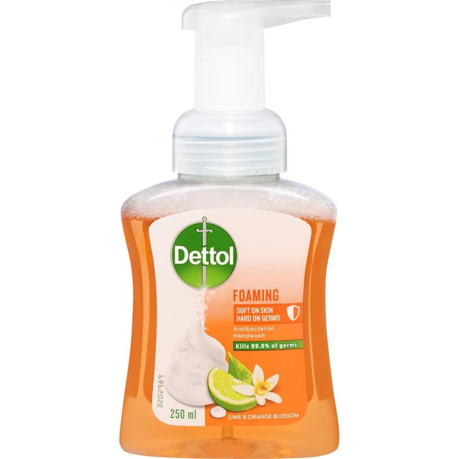Dettol Foaming Hand Wash Lime & Orange Blossom Pump 250mL