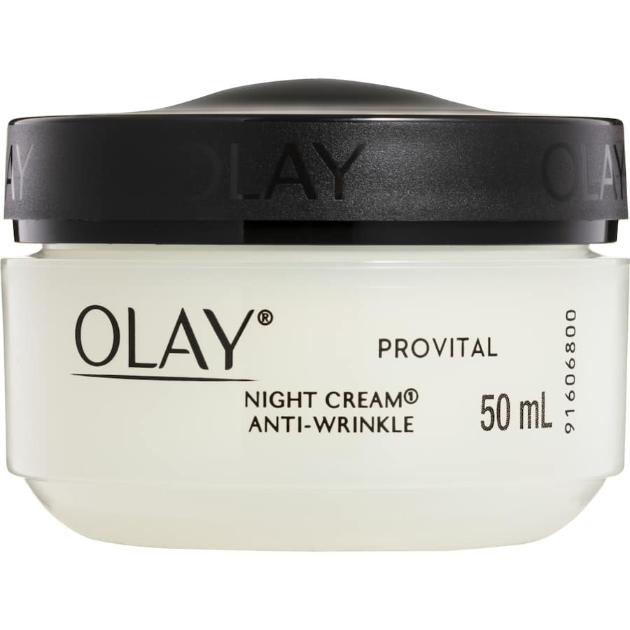 Olay Anti Wrinkle Provital Night Face Cream Moisturiser For Mature Skin 50g