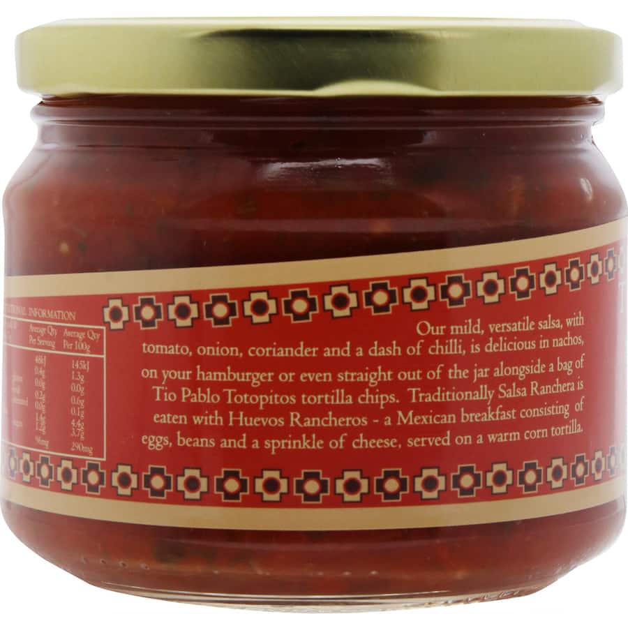 Tio Pablo Salsa Ranchera Jar 330g