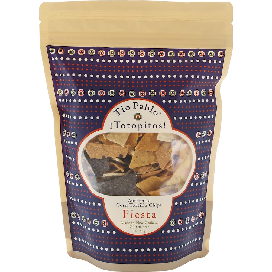 Tio Pablo Corn Chips Totopitos Gluten Free Resealable bag 230g