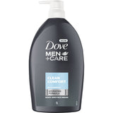 Dove Men + Care Body Wash Clean Comfort 1L