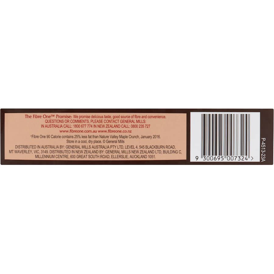 Fibre One Cake Bars Chocolate 5pk 120g