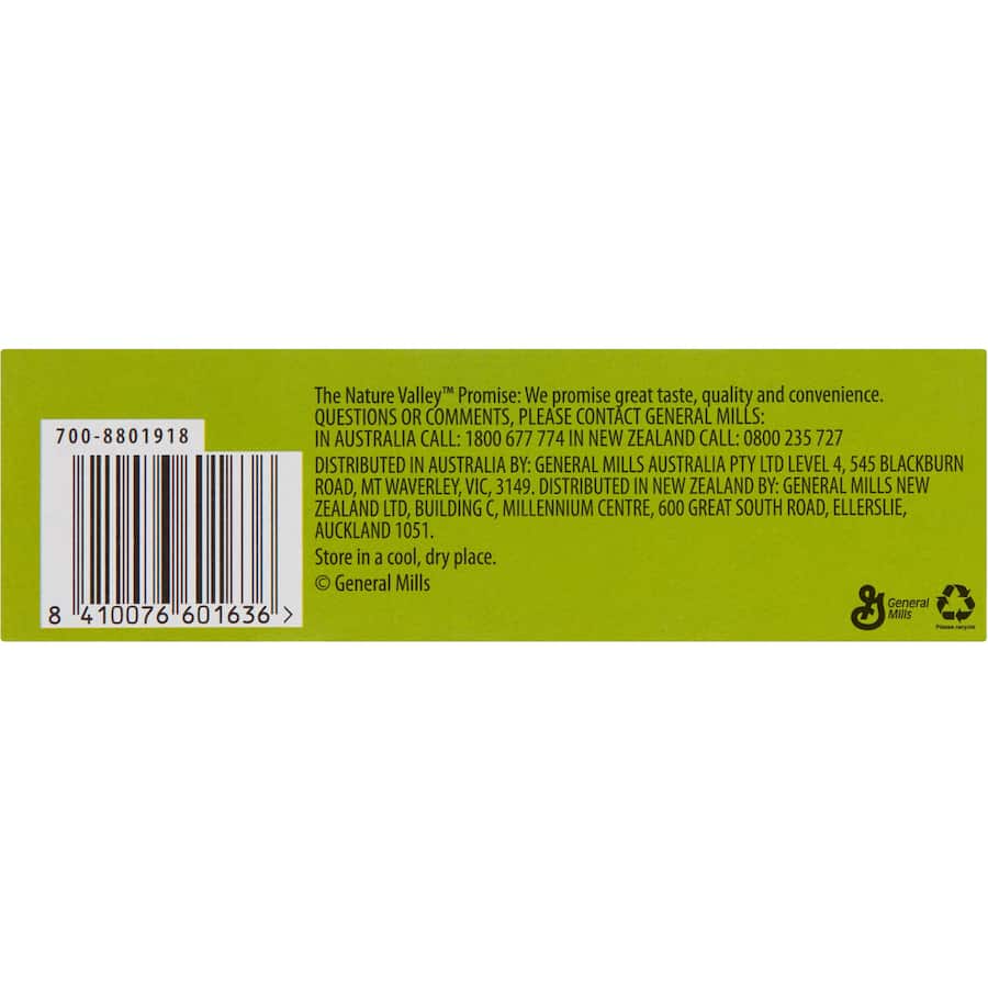 Nature Valley Crunchy Muesli Bars Oats With Honey 6pk 252g